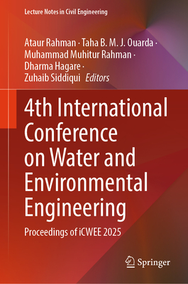 4th International Conference on Water and Environmental Engineering: Proceedings of Icwee 2025-cover