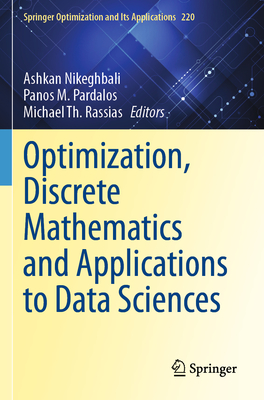 Optimization, Discrete Mathematics and Applications to Data Sciences-cover