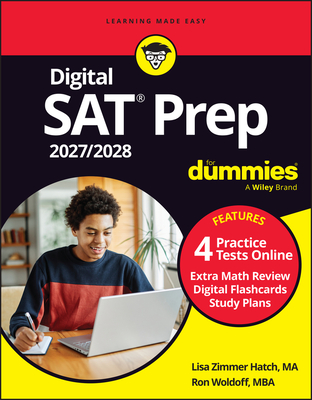 Digital SAT Prep 2027/2028 for Dummies: Book + 4 Full-Length Practice Tests & Flashcards Online-cover