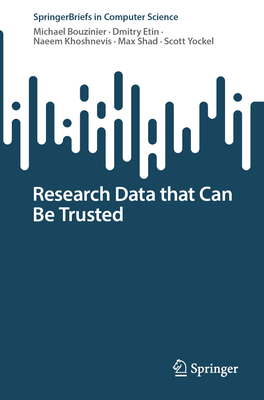 Research Data That Can Be Trusted-cover