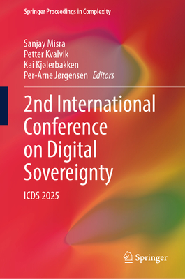 2nd International Conference on Digital Sovereignty: Icds 2025-cover