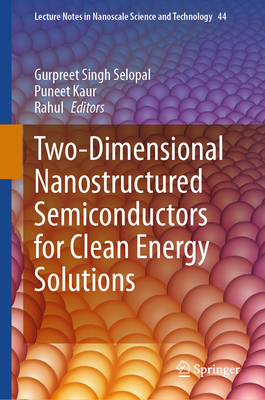 Two-Dimensional Nanostructured Semiconductors for Clean Energy Solutions-cover