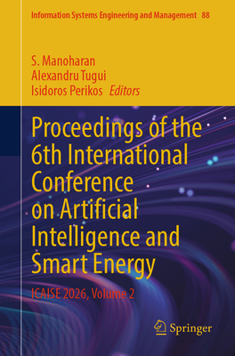 Proceedings of the 6th International Conference on Artificial Intelligence and Smart Energy: Icaise 2026, Volume 2-cover