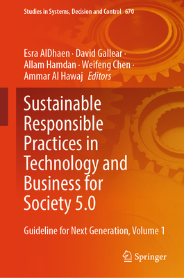 Sustainable Responsible Practices in Technology and Business for Society 5.0: Guideline for Next Generation, Volume 1-cover