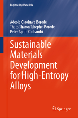 Sustainable Materials Development for High-Entropy Alloys-cover