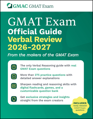 GMAT Official Guide Verbal Review 2026 - 2027: Book + Online Question Bank-cover
