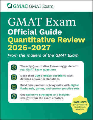 GMAT Official Guide Quantitative Review 2026 - 2027: Book + Online Question Bank-cover