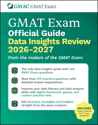 GMAT Official Guide Data Insights Review 2026 - 2027: Book + Online Question Bank-cover