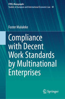 Compliance with Decent Work Standards by Multinational Enterprises-cover