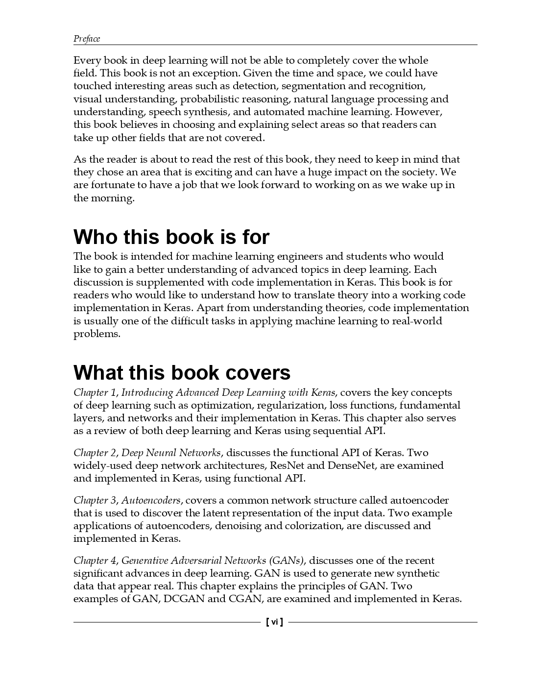 Advanced Deep Learning With Keras Applying Gans And Other New