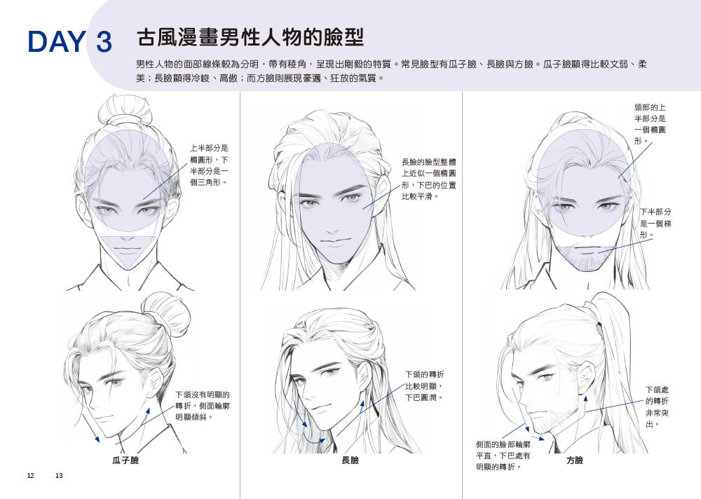 每天15分鐘描一描就會了 -- 古風動漫人物超神速繪畫本-preview-4