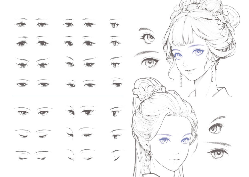 每天15分鐘描一描就會了 -- 古風動漫人物超神速繪畫本-preview-7
