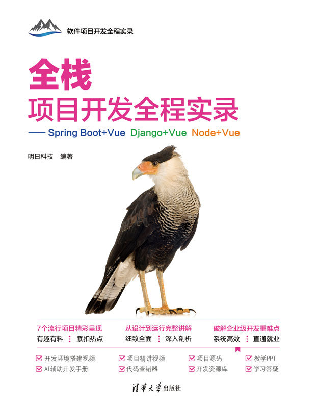 全棧項目開發全程實錄——Spring Boot+Vue Django+Vue Node+Vue-preview-1