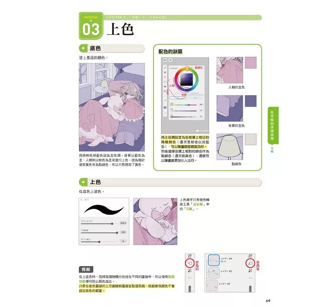 CLIP STUDIO PAINT立即可用的神級工具&插畫技巧集-preview-9