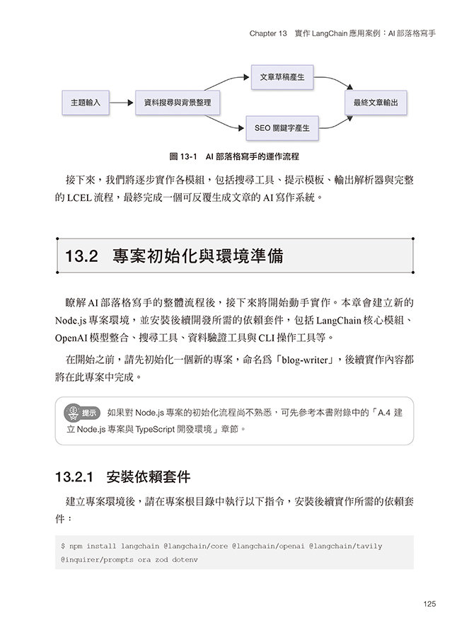 Node.js 生成式 AI 應用開發實戰：實作 OpenAI API × LangChain × LangGraph × RAG，打造從雲端到本地 LLM 的混合式安全架構（iThome鐵人賽系列書）-preview-6