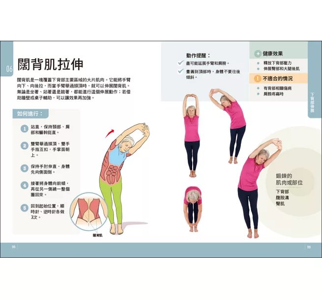 超核心柔軟伸展運動 ：鬆僵硬、助循環、防衰退！第一本專為樂齡者設計的徒手安全運動全圖解-preview-7