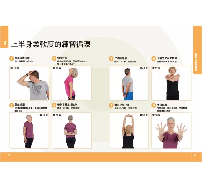 超核心柔軟伸展運動 ：鬆僵硬、助循環、防衰退！第一本專為樂齡者設計的徒手安全運動全圖解-preview-8