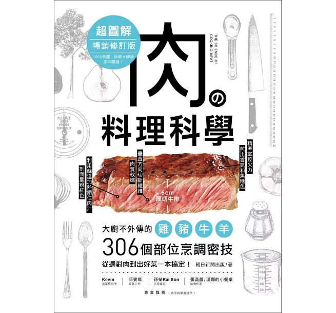 肉の料理科學超圖解【暢銷修訂版】 ：大廚不外傳的雞豬牛羊306個部位烹調密技，從選對肉到出好菜一本搞定！-preview-1