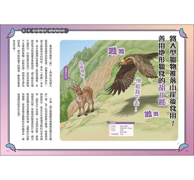 令人大開眼界的動物圖鑑【套書】 ：從天空、海洋、極地到森林，和孩子一起探索趣味動物世界！-preview-11