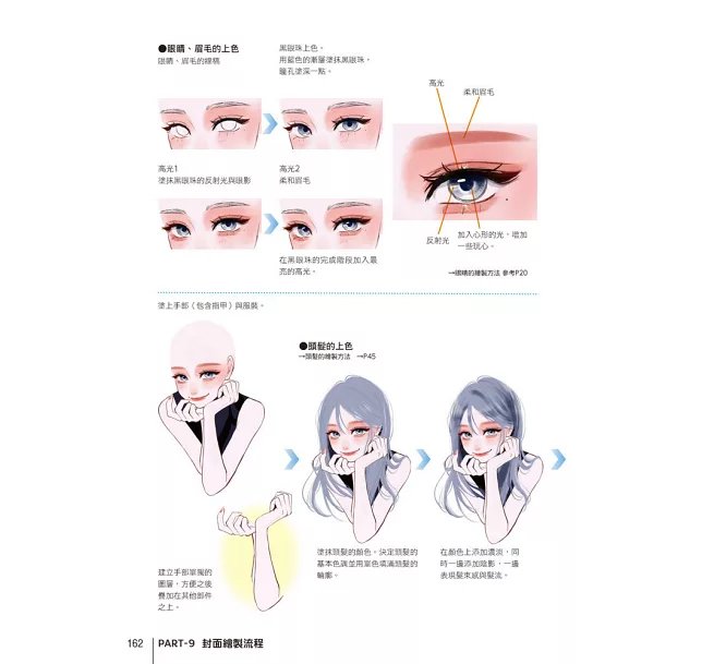 少女の表情繪製技巧:動作‧姿勢‧情感表現篇-preview-9
