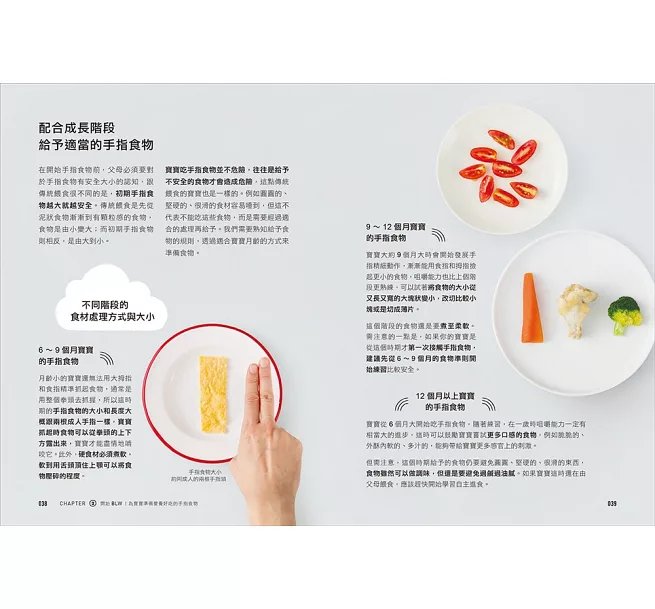 原味太太的寶寶手指食物：6個月開始就能自己吃！自製好抓握、營養多樣化的72道副食品，讓孩子在BLW中探索五感，快樂吃、健康成長！-preview-4