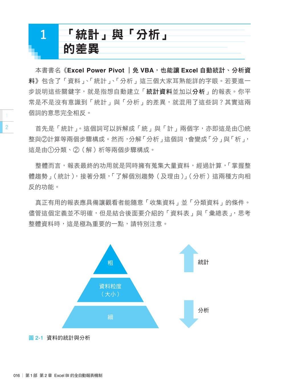 Excel Power Pivot｜免VBA，也能讓Excel自動統計、分析資料(第二版)-preview-1