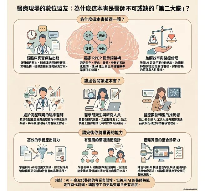 醫療緊缺的時代，醫師最強的助理──AI：病情告知×家屬溝通×罕見病例×研究選題×SCI論文，讓ChatGPT成為醫療現場的實用助手-preview-3