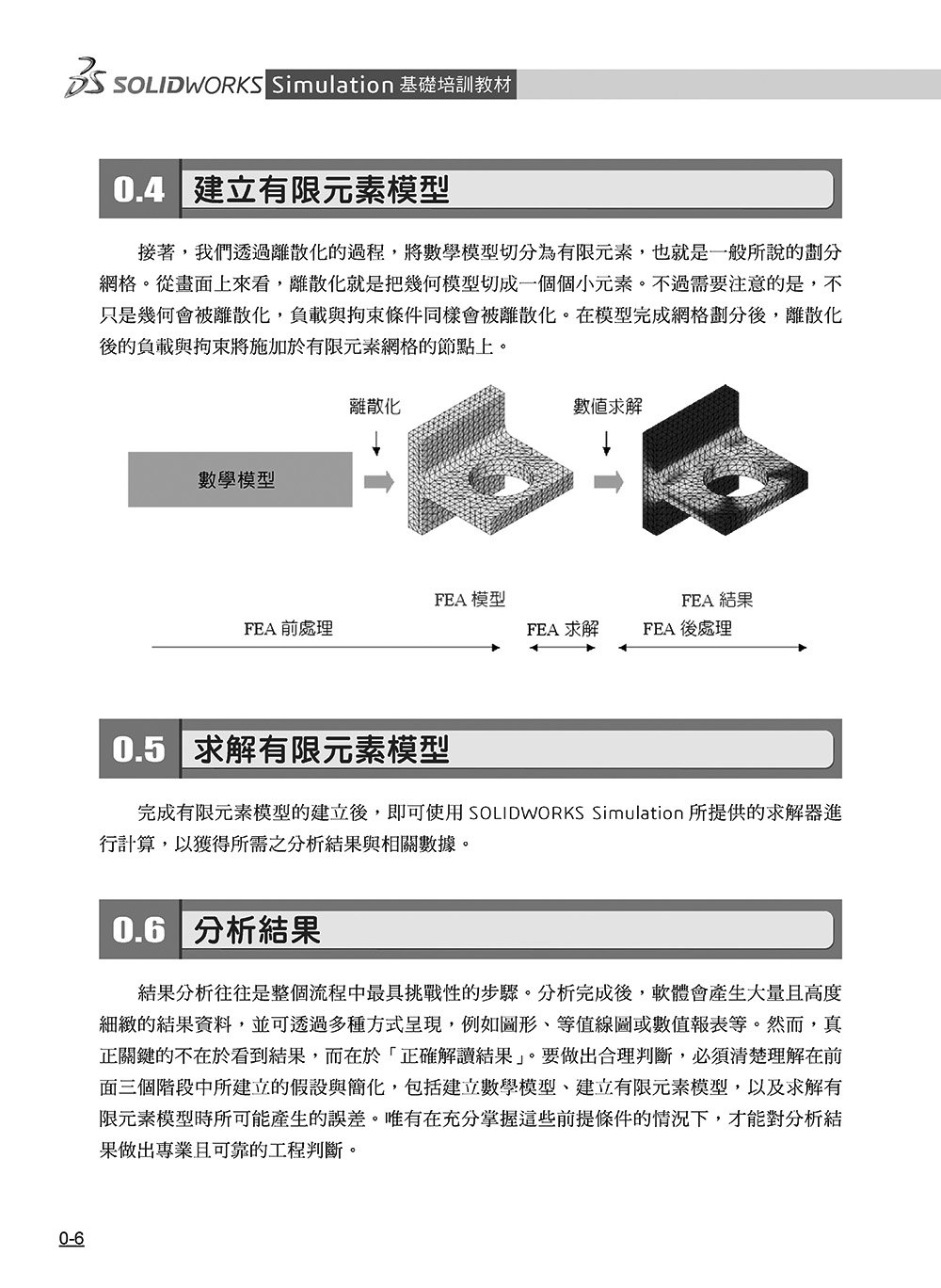 SOLIDWORKS Simulation 基礎培訓教材〈繁體中文版〉(第三版) -preview-6
