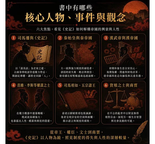 史記與司馬遷，帝國的運作及崩潰：大一統、郡縣、財政、邊疆與皇權，探討《史記》中的制度批判與歷史洞察-preview-3