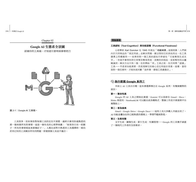 一本搞定Google AI:Gemini、NotebookLM、Workspace AI、Nano Banana到Gemini Omni,學會清晰化、結構化、規格化的AI工作法-preview-6