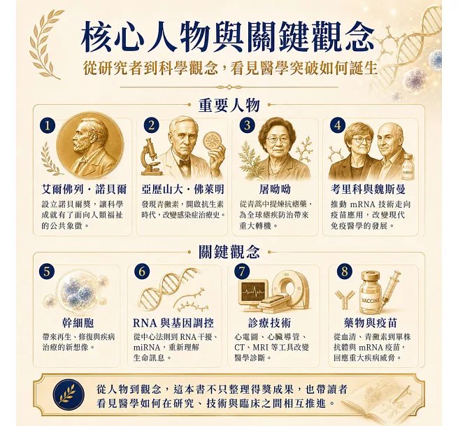 叩響生命之門，諾貝爾醫學獎的百年回響：幹細胞、青蒿素、疫苗……解開絕症密碼，見證諾貝爾獎大師們與死神的較量-preview-3