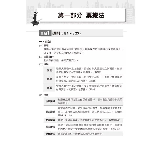 2026【100%對應命題重點！】金融基測考科2[票據法+銀行法]焦點速成：收錄金融基測+銀行新試題〔金融基測／銀行招考〕-preview-4