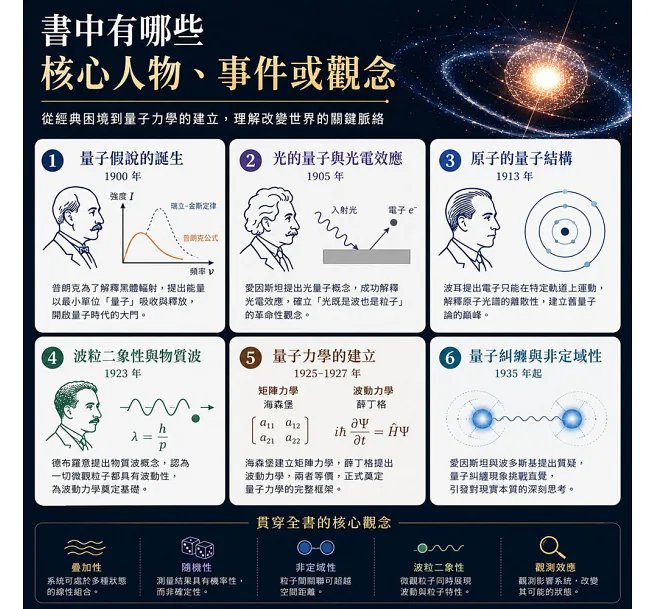 量子力學比你想的更簡單:少一點公式,多一點理解!不懂高深數學,也能抓住量子力學的重要觀念-preview-3