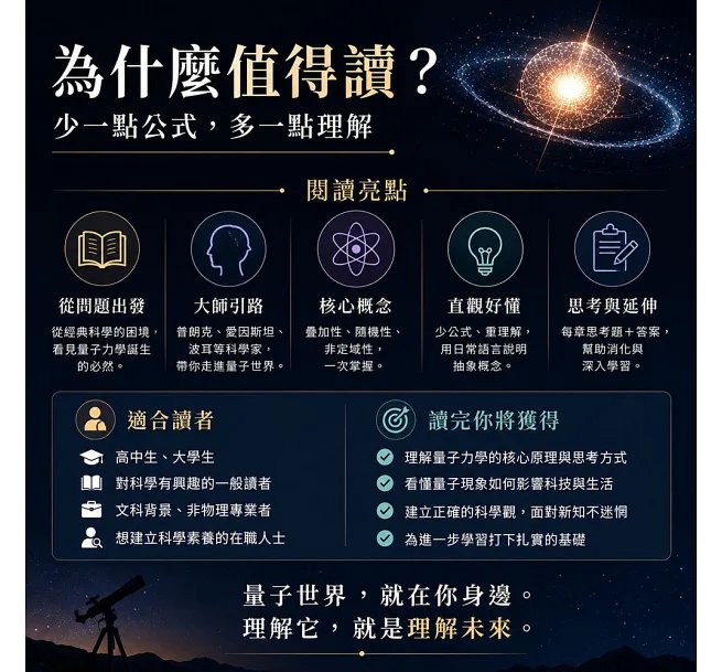 量子力學比你想的更簡單:少一點公式,多一點理解!不懂高深數學,也能抓住量子力學的重要觀念-preview-5