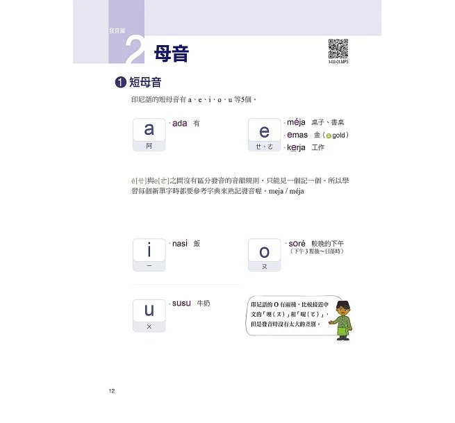 我的第一本印尼語文法【例句音檔加錄升級版】:超詳細文法解講一看就懂,自學教學都適用!-preview-4