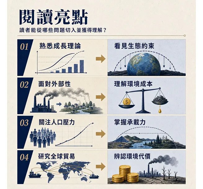 經濟成長理論的生態批判:經濟理性、成長模式、全球貿易……從古典政治經濟學到當代生態經濟問題的理論演變-preview-5
