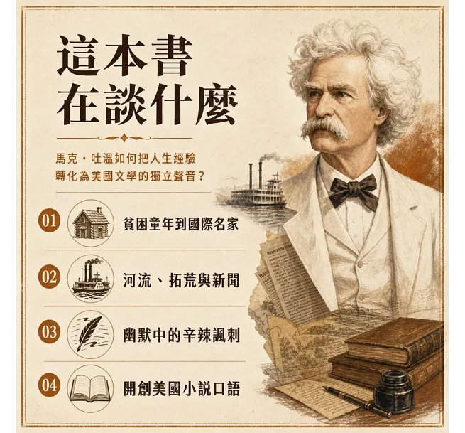 馬克・吐溫：美國文學的獨立宣言，用幽默顛覆世界的傳奇巨匠-preview-2