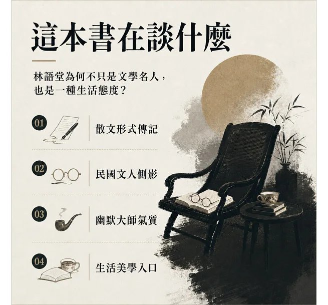 林語堂:躺椅上的哲學家,幽默大師的特立獨行與生活美學-preview-2
