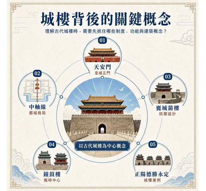 城樓古景:雄偉壯麗的古代城樓-preview-3
