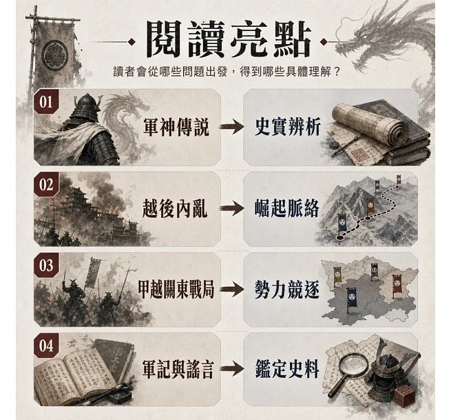 越後之龍上杉謙信，戰國東日本征伐錄：長尾氏內亂×甲越爭鋒×關東爭霸……從越後豪族紛爭到甲相越三方競逐，追索日本古代名將的用兵、結盟與挫敗-preview-5