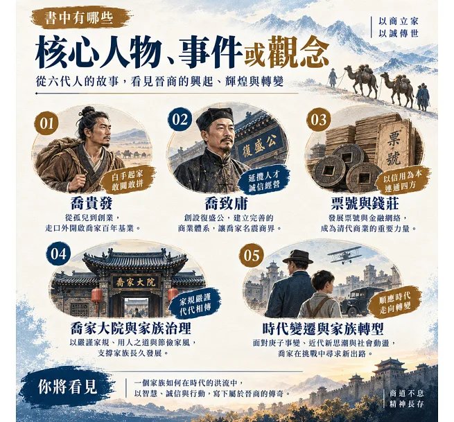 晉商喬家,從草料鋪到商業帝國:從乾隆年間走口外創業到近代商業環境巨變,完整展現喬氏家族六代人的財富累積、家業傳承-preview-3