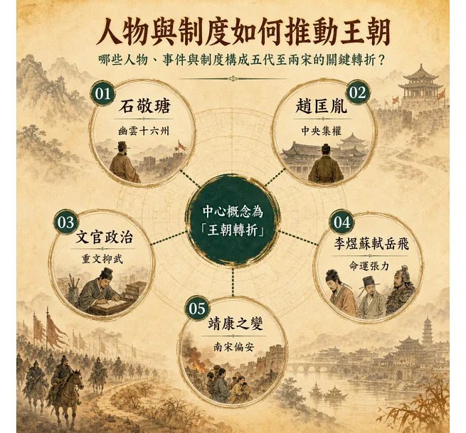 江山易主,五代十國與宋的那些人那些事:石敬瑭、李存勗、趙匡胤、李煜、岳飛、趙構……從五代十國到兩宋興亡,透過帝王、文臣與武將的命運,看繁華盛世背後的人事無常-preview-3