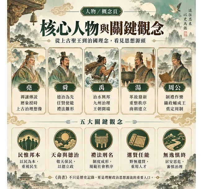 《尚書》與華夏之始,政治、歷史與諸學源流:溯源文明×解讀經典×鑑古知今,從王朝更替看思想、禮制與社會秩序的建立-preview-3