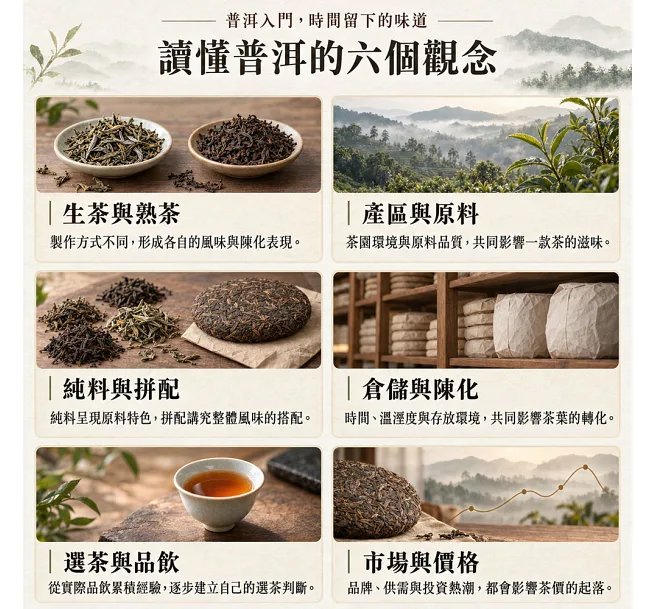 普洱入門，時間留下的味道：從生熟之分到陳化判斷，建立選茶、存茶與品飲的基本觀念-preview-3