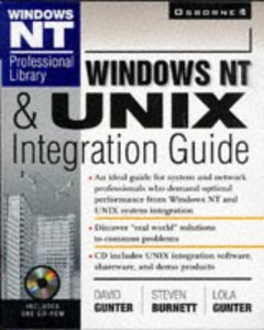 Windows NT and UNIX Integration Guide-cover