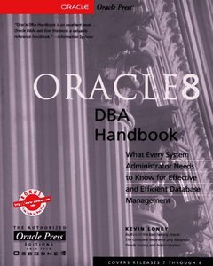 Oracle8 DBA Handbook-cover