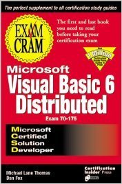 MCSD Visual Basic 6 Distributed Exam Cram-cover