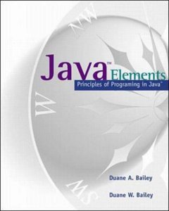 Java Elements: Principles of Programming in Java-cover