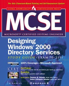 MCSE Designing Windows 2000 Directory Services Study Guide-cover