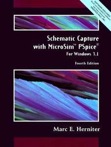 Schematic Capture With Microsim Pspice for Windows Version 3.1, 4/e-cover